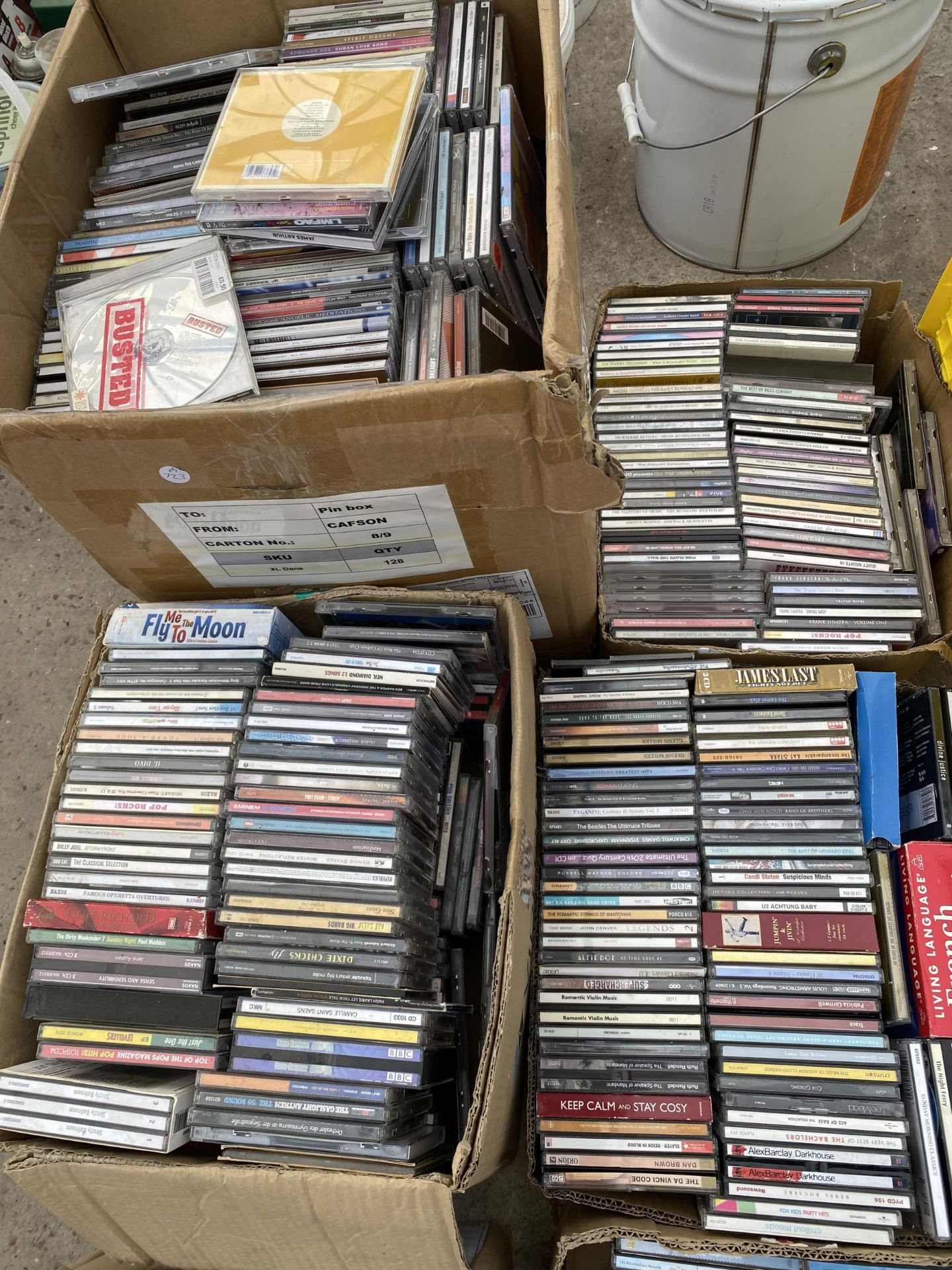 A LARGE ASSORTMENT OF CDS AND DVDS - Image 4 of 5