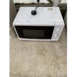 A WHITE COOKWORKS MICROWAVE OVEN
