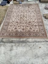 A SAINT MACLOU GROUP 100% WOOL CREAM RUG