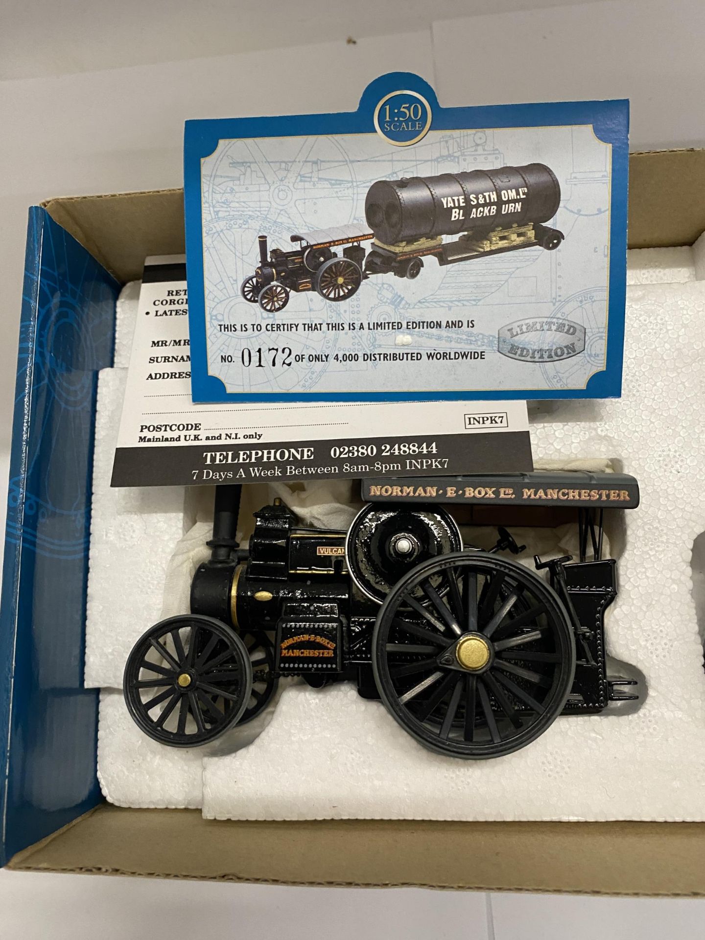 A CORGI 'DIBNAH'S CHOICE' TRACTION ENGINE, LOW LOADER AND BOILER, AS NEW IN BOX - Image 4 of 4
