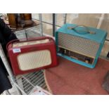 TWO RETRO RADIOS TO INCLUDE A DYNATRON AND EKCO