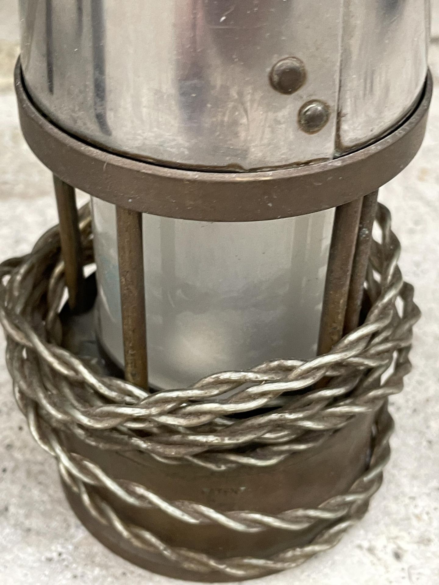 A VINTAGE LANTERN CONVERTED TO ELECTRIC - Image 2 of 2