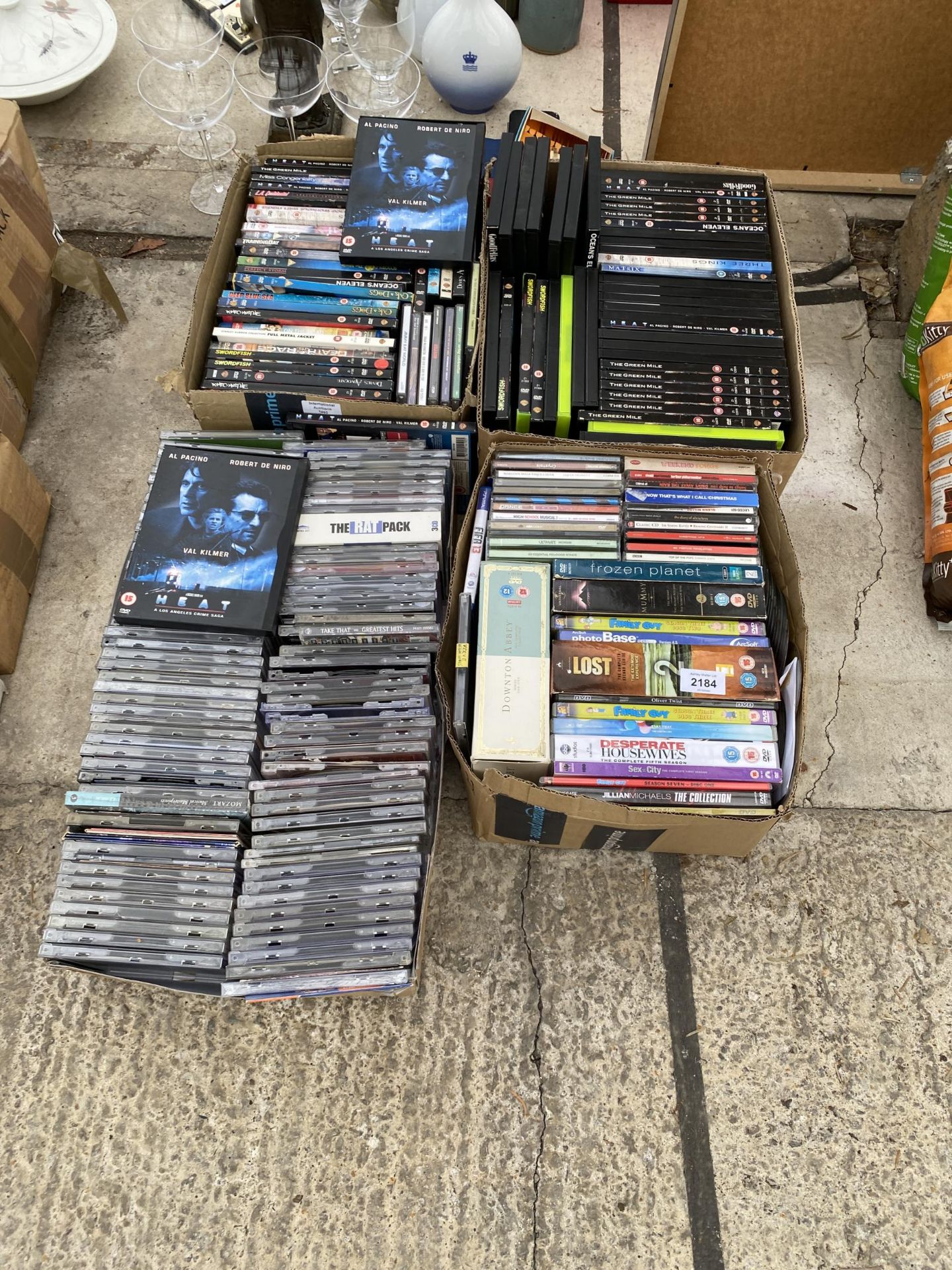 AN ASSORTMENT OF CDS AND DVDS