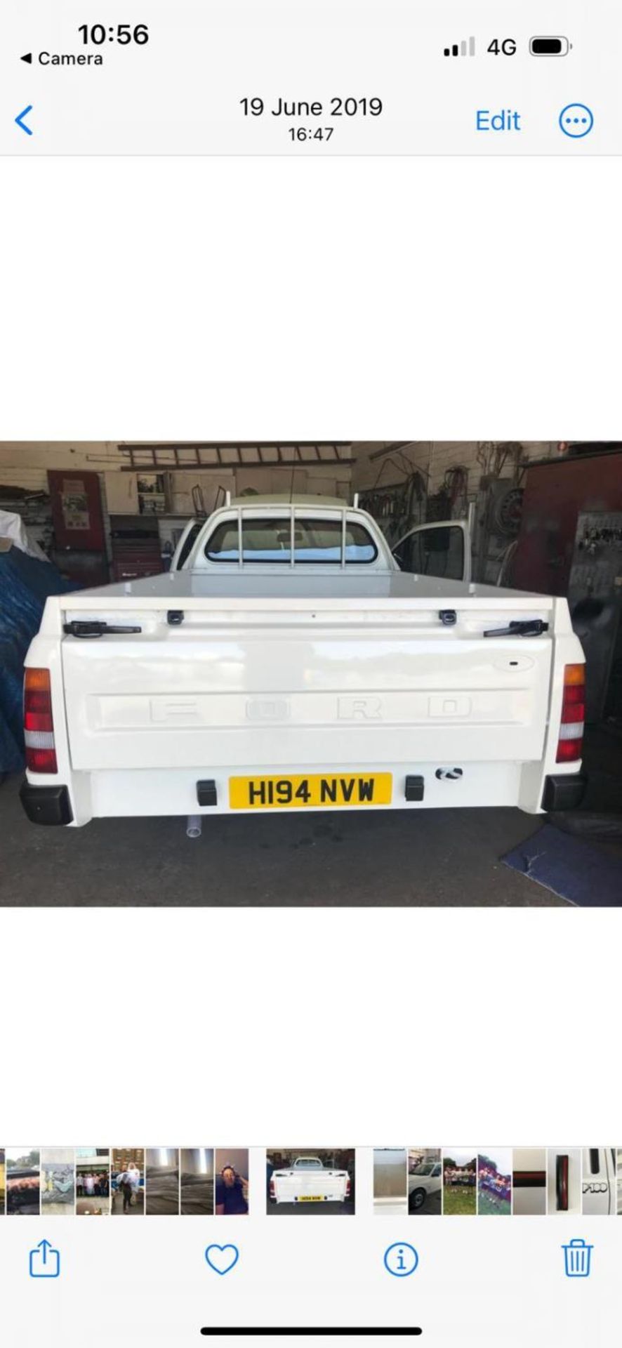 A FORD P100 PICKUP WITH ONLY 7990 MILES ON THE CLOCK. MOT UNTIL OCT 2024. FULL RESPRAY IN 2018. - Bild 36 aus 42