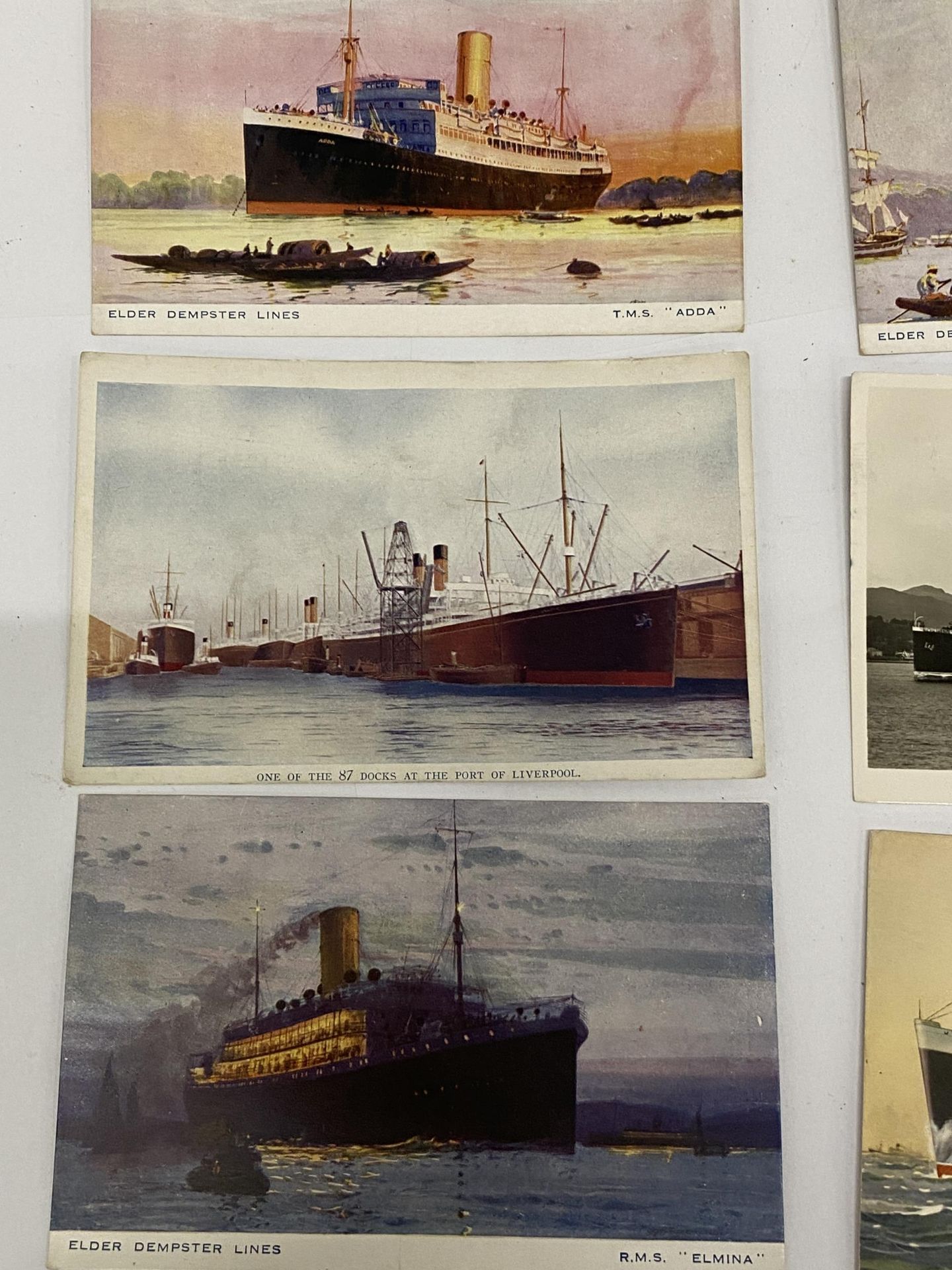 A COLLECTION OF VINTAGE SHIP POSTCARDS - Image 2 of 4