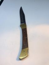 AN R202 BRASS AND STEEL MILITARY KNIFE
