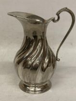 A LAMBIDES, HAND MADE SILVER PLATED JUG