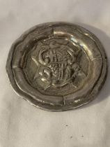 A CONTINENTAL .917 STAMPED SILVER CIRCULAR BOWL, GROSS WEIGHT 24 GRAMS