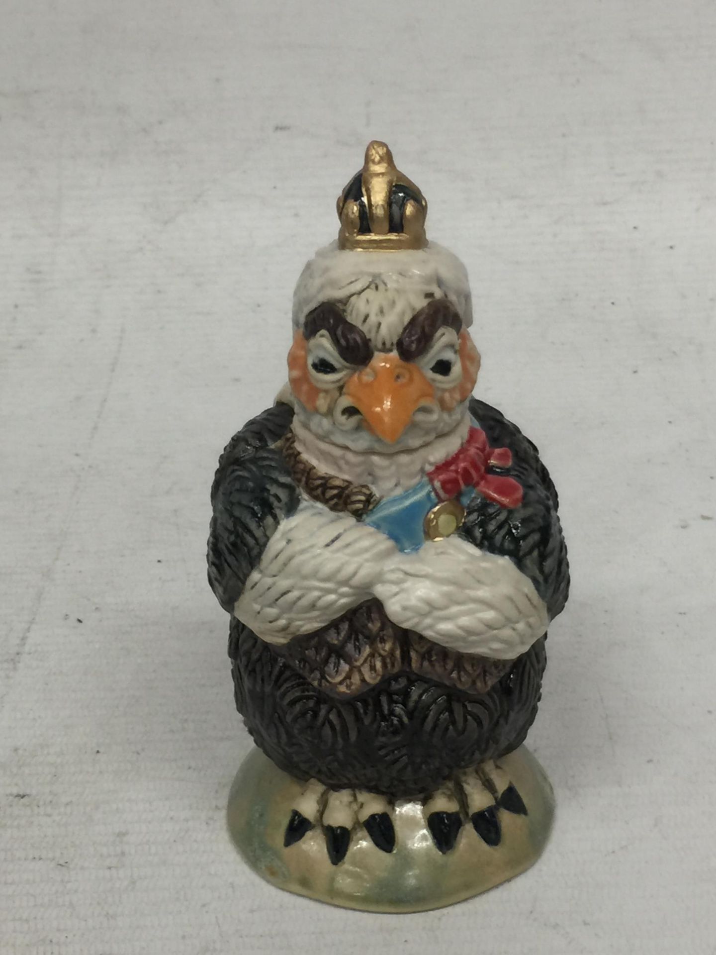 AN ANDREW HULL BURSLEM POTTERY GROTESQUE QUEEN VICTORIA BIRD