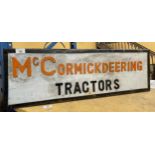 A MC CORMICKDEERING TRACTORS ILLUMINATED BOX SIGN