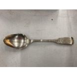 A GEORGE III DUBLIN 1822 SILVER SPOON