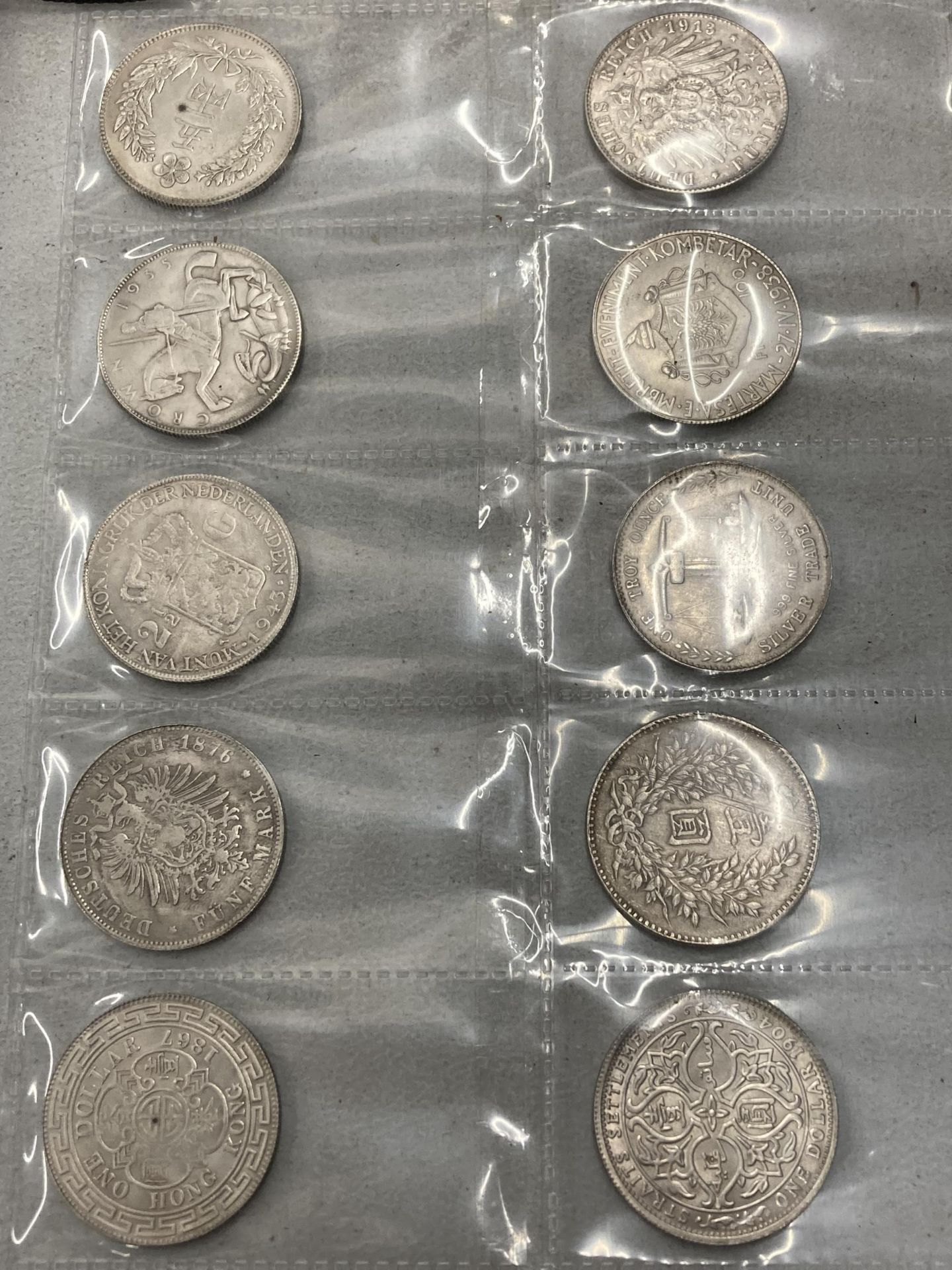 TEN REPRODUCTION COINS - Image 2 of 5