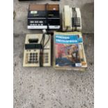 AN ASSORTMENT OF ITEMS TO INCLUDE A TELEPHONE AND A BINATONE PHONERECORDER MK2 ETC