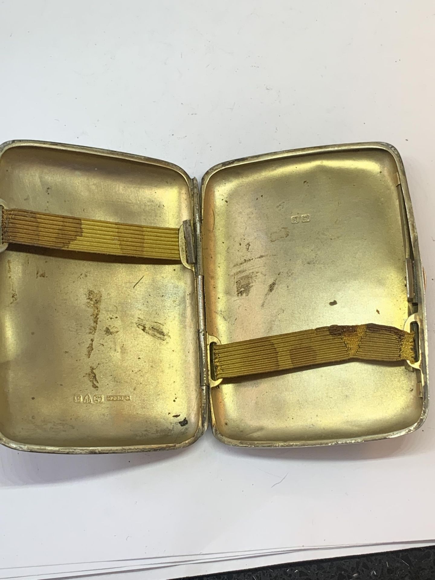 A HALLMARKED CHESTER SILVER CHEROOT CASE WEIGHT 46.7 GRAMS - Bild 3 aus 4