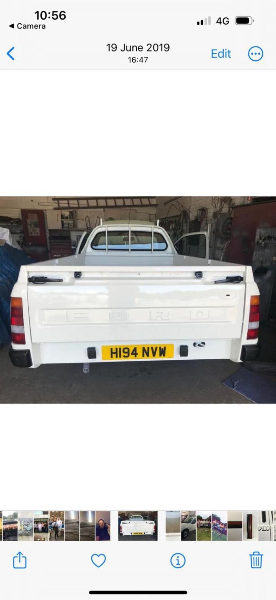 A FORD P100 PICKUP WITH ONLY 7990 MILES ON THE CLOCK. MOT UNTIL OCT 2024. FULL RESPRAY IN 2018. - Bild 40 aus 42