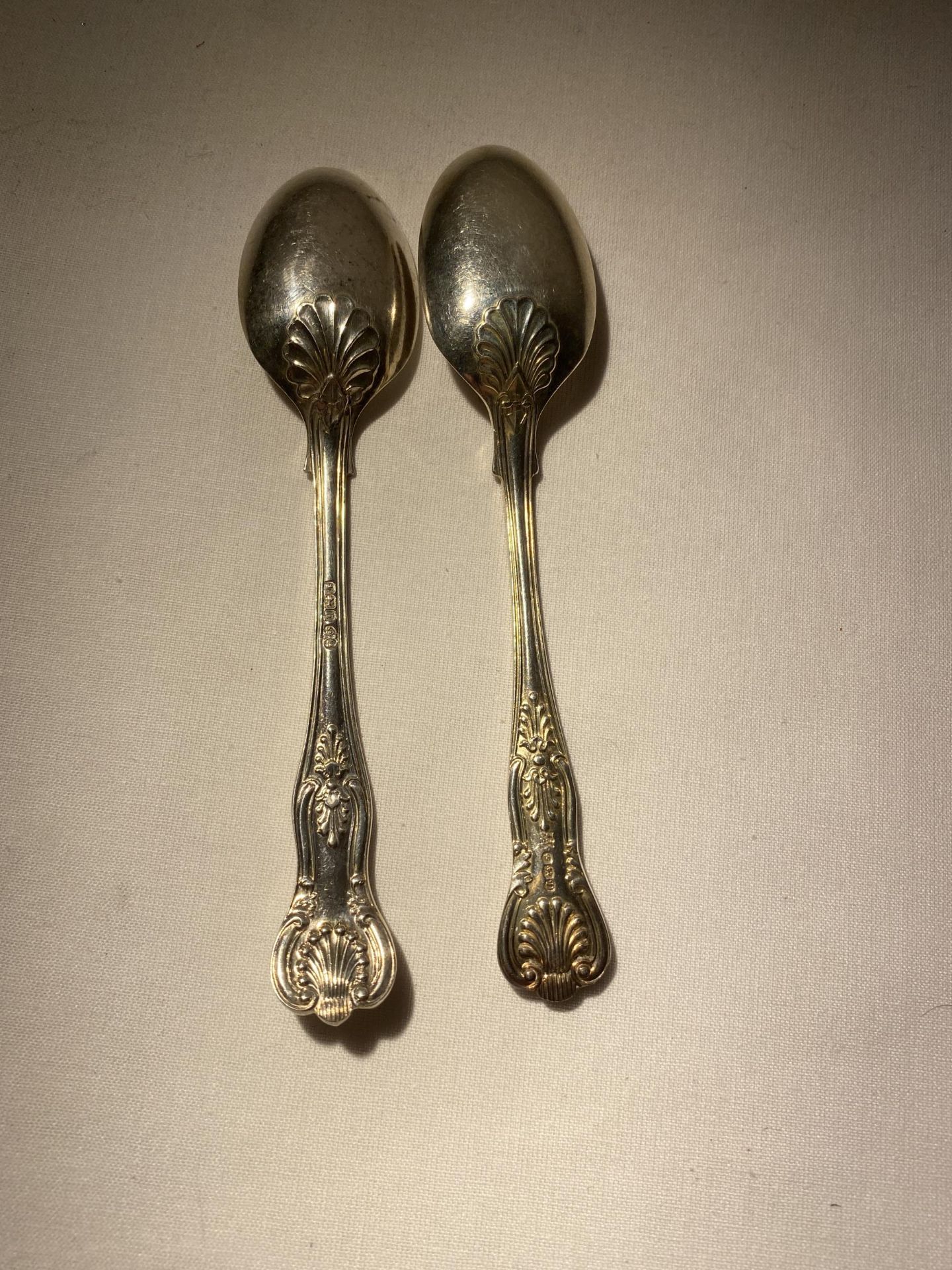 TWO SHEFFIELD HALLMARKED SILVER SPOONS, EARLIEST BEING 1925, MAKER WILLIAM HUTTON & SONS LTD, - Image 10 of 18