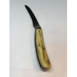 A VINTAGE SHEFFIELD PEN KNIFE WITH LADE MARKED TRADE SKIPPER MARK