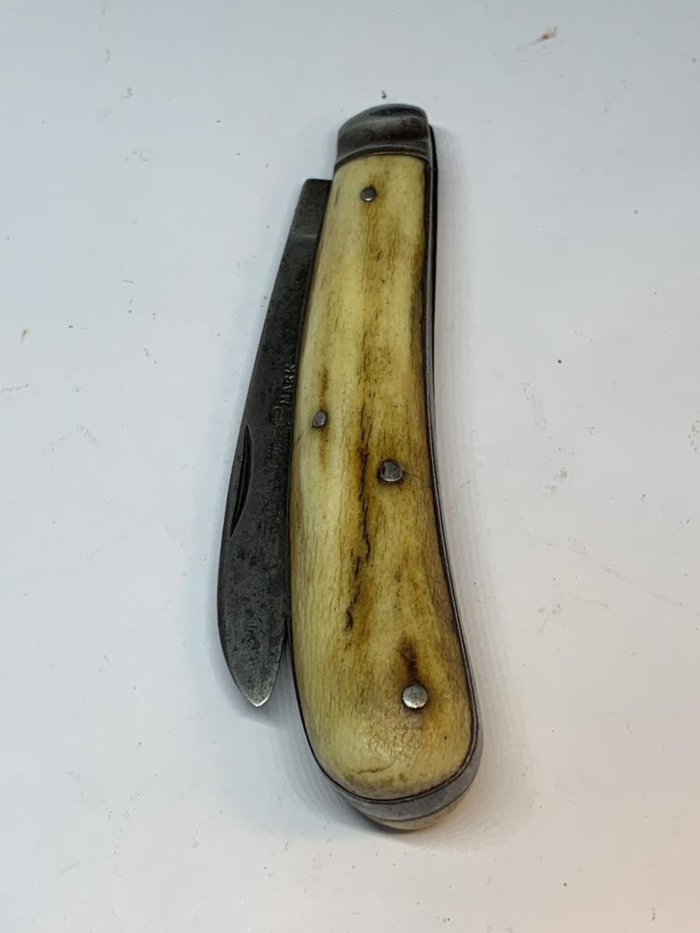 A VINTAGE SHEFFIELD PEN KNIFE WITH LADE MARKED TRADE SKIPPER MARK - Bild 5 aus 5