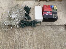 AN ASSORTMENT OF CHRISTMAS LIGHTS