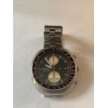 A SEIKO UFO AUTOMATIC CHRONOGRAPH WRIST WATCH 6138-0011 SEEN WORKING BUT NO WARRANTY