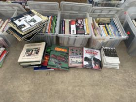 A LARGE QUANTITY OF ASSORTED BOOKS