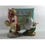 TWO ROYAL DOULTON FIGURES - BOXED WINNIE THE POOH 'PIGLET AND THE BALLOON' WP5 AND 'FATHER