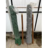 TWO EX DISPLAY CHARLES TAYLOR PARASOLS + VAT