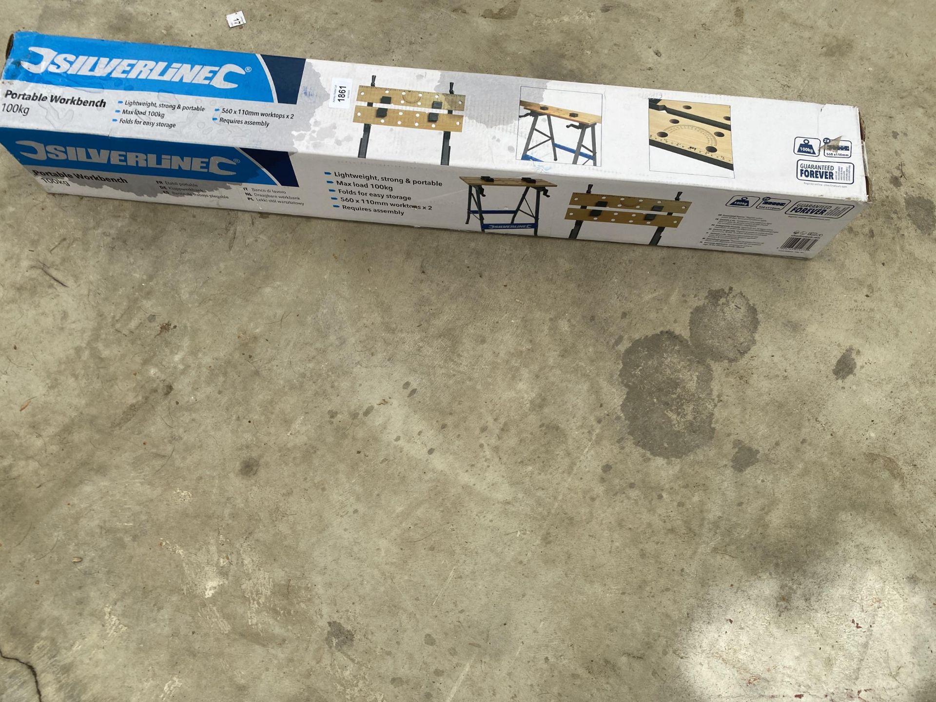A NEW AND BOXED SILVERLINE PORTABLE WORKBENCH - Image 2 of 2