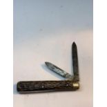 A VINTAGE WRAGG BROS SHEFFIELD POCKET KNIFE