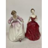 TWO ROYAL DOULTON FIGURES - 'ASHLEY' HN3420 AND 'INNOCENCE' HN2842