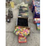 AN ASSORTMENT OF AS NEW OLD SHOP STOCK TOYS AND GAMES