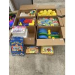 A LARGE QUANTITY OF AS NEW OLD SHOP STOCK TOYS AND GAMES