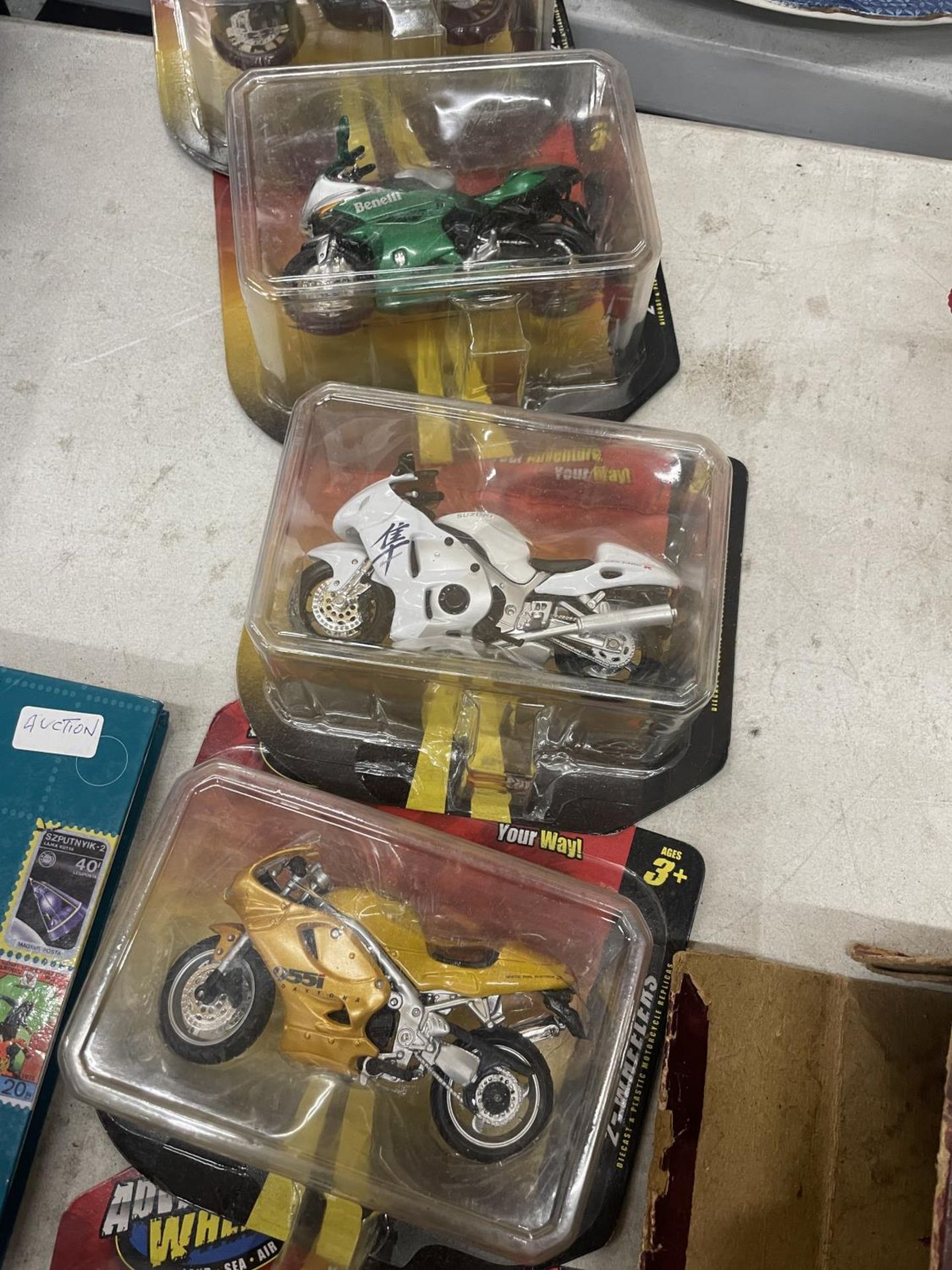 SEVEN DIE-CAST BOXED RACING BIKES - Image 3 of 4