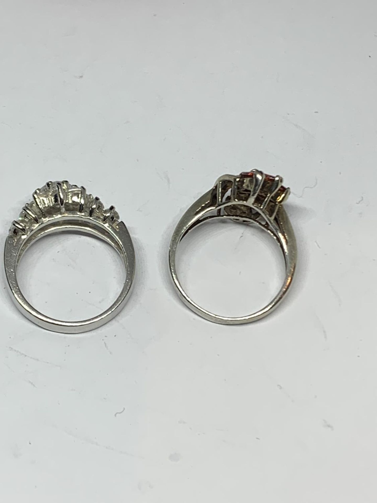 TWO BOXED SILVER RINGS - Image 4 of 4