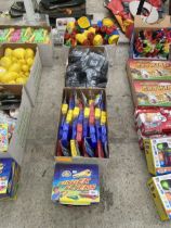 AN ASSORTMENT OF AS NEW OLD SHOP STOCK TOYS AND GAMES