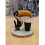 A CAST PAINTED GUINNESS TOUCAN MODEL