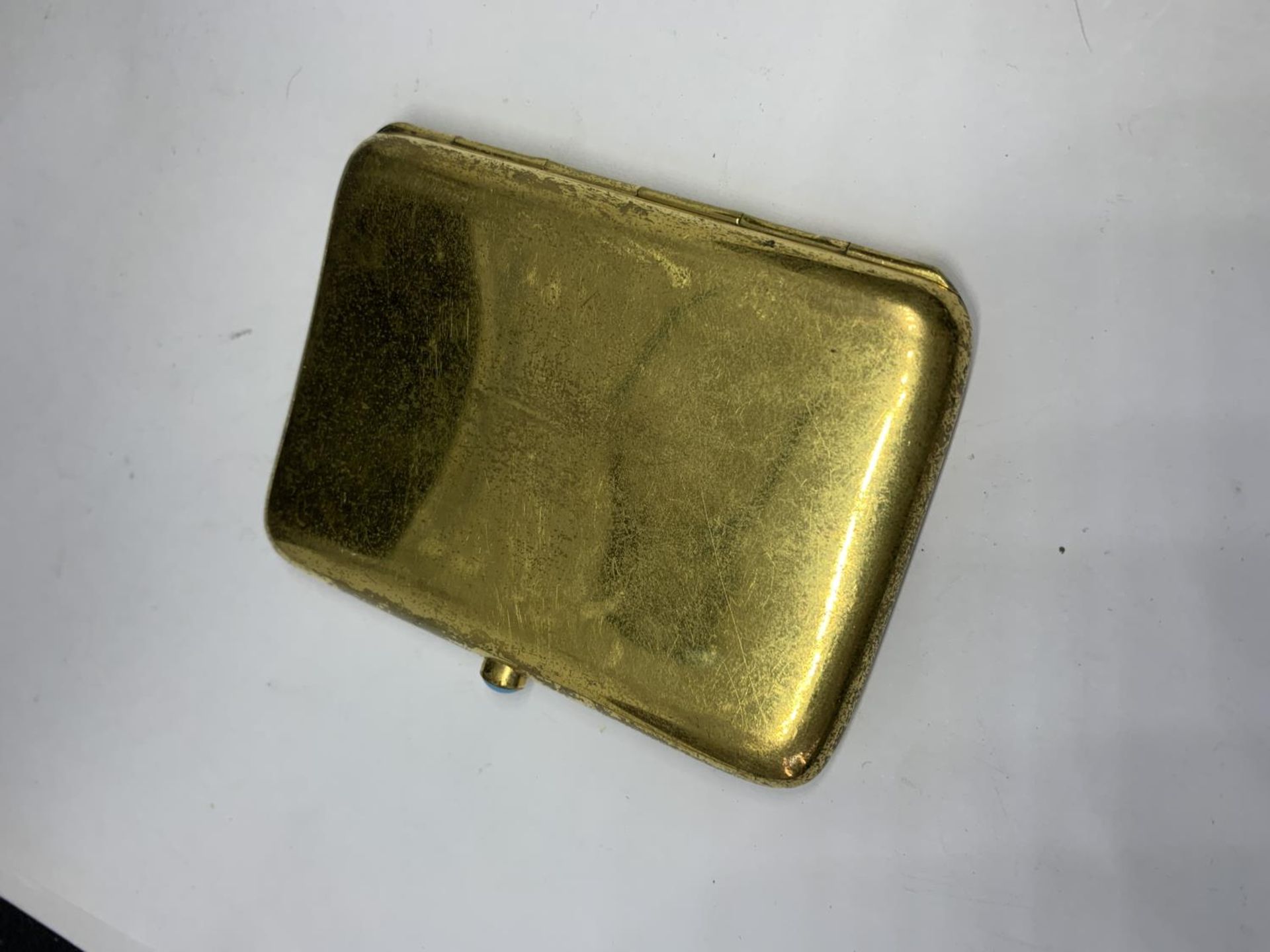 AN 18 CARAT GOLD FILLED CIGARETTE CASE ENGRAVED 1901 - Image 3 of 5