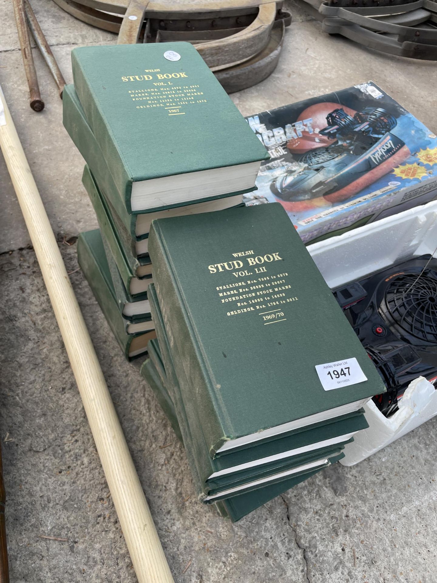 A COLLECTION OF WELSH STUD BOOKS