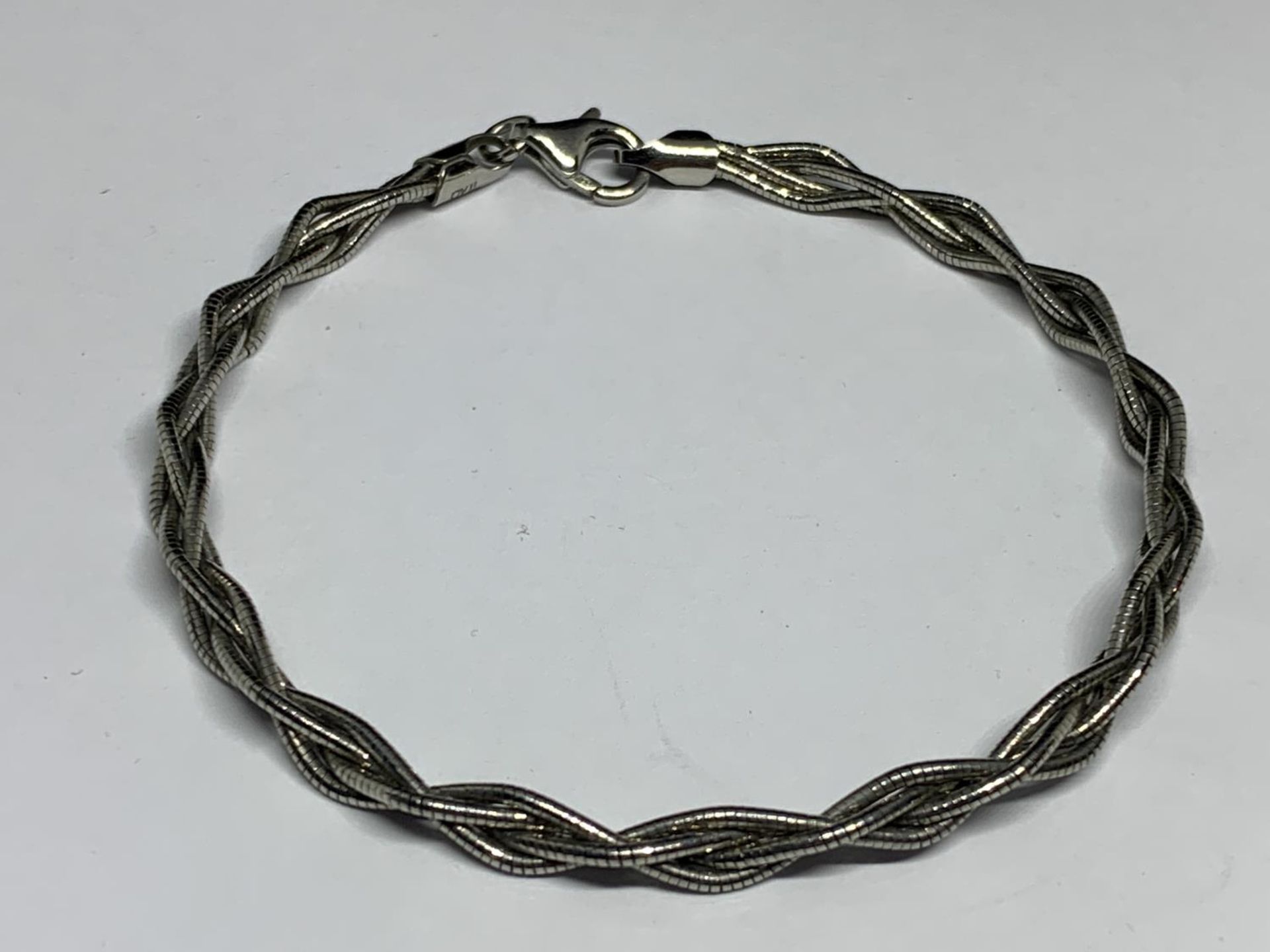 THREE SILVER BANGLES - Image 3 of 4