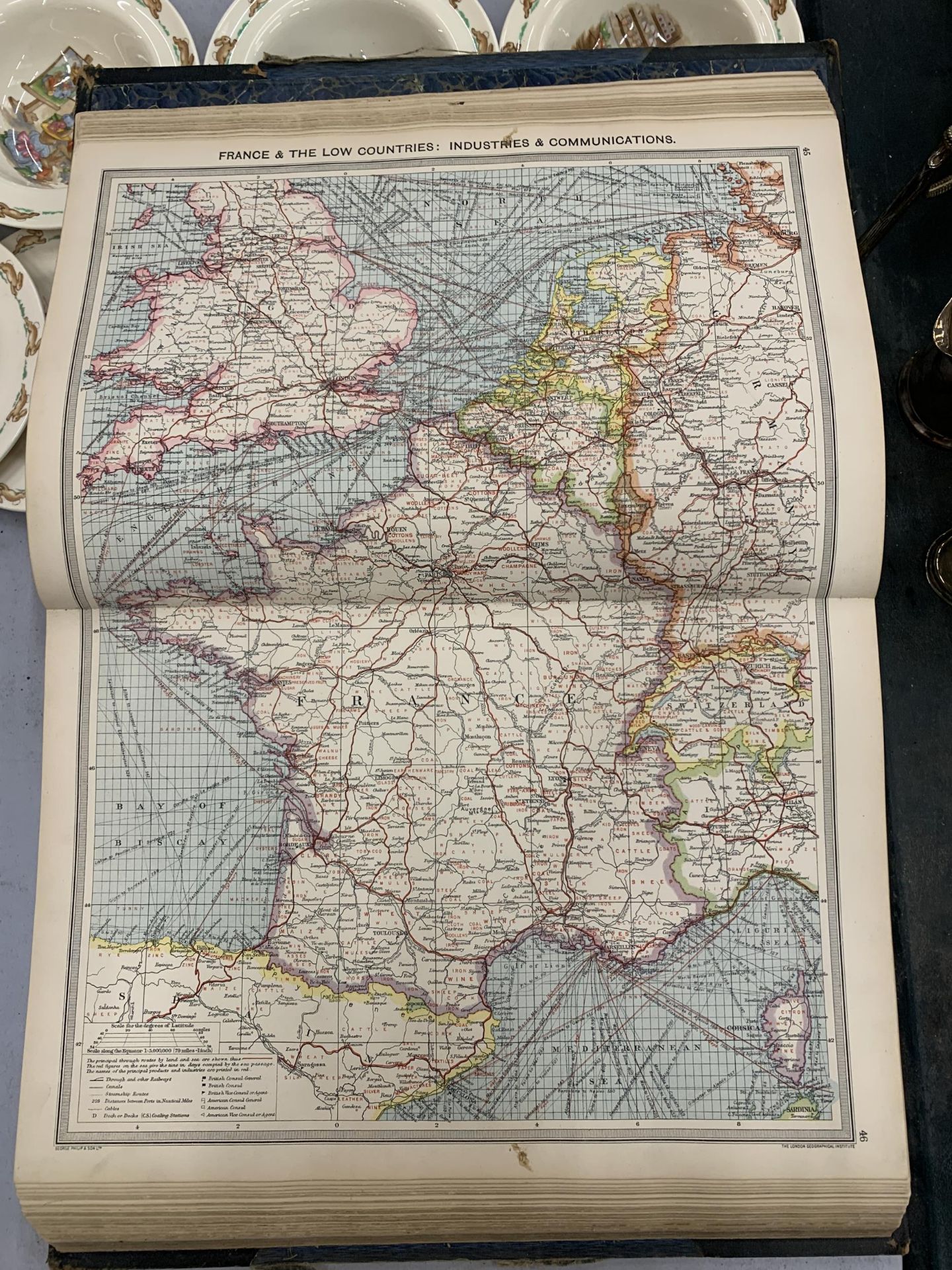 A VINTAGE MAPS OF THE WORLD BOOK - Image 3 of 9