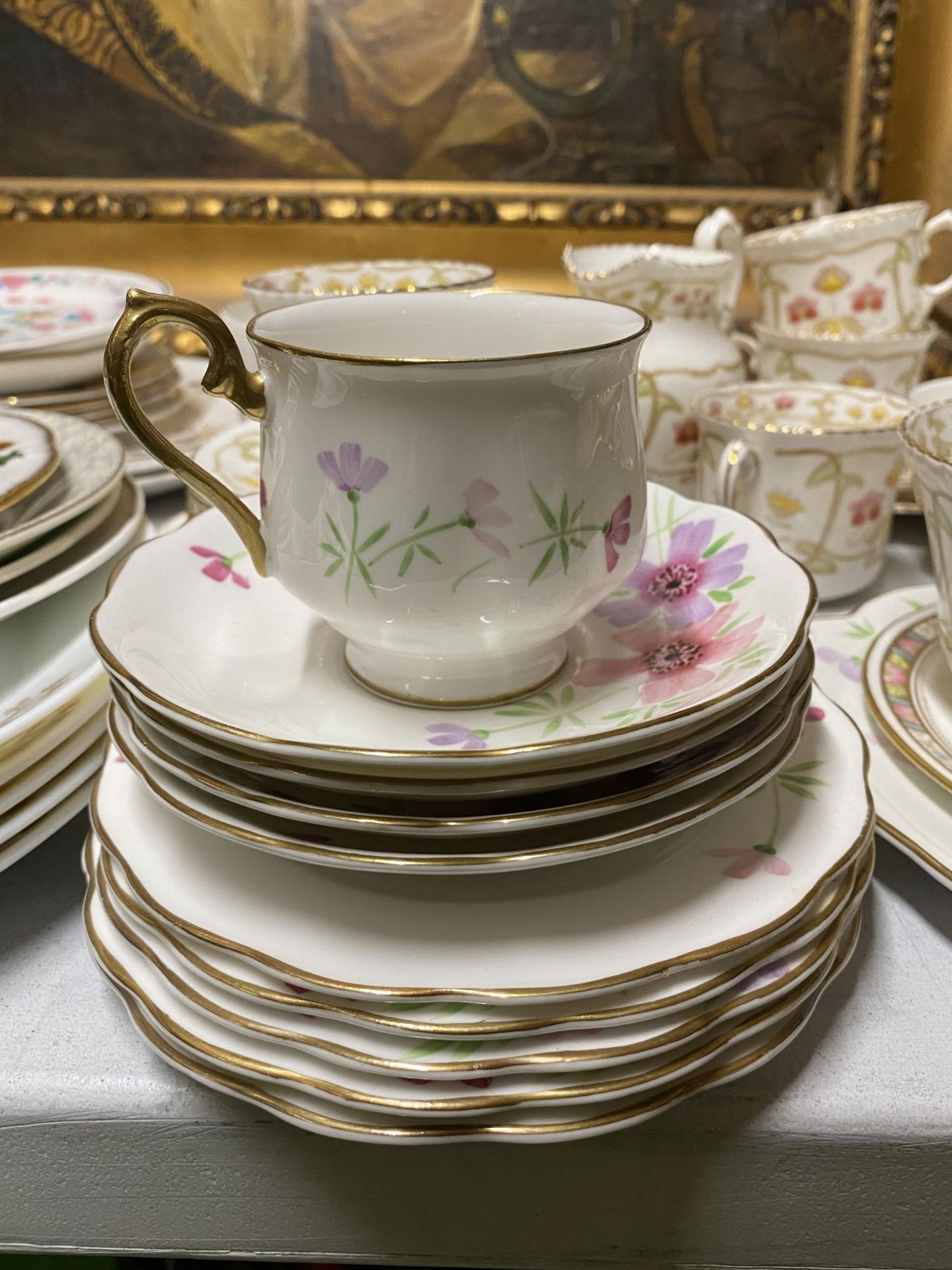 A LARGE MIXED LOT OF ASSORTED BONE CHINA TEAWARES - Image 2 of 4