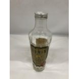 A VINTAGE GLASS 'IDRIS' LEMON SQUASH BOTTLE