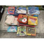 AN ASSORTMENT OF VINTAGE AND RETRO BOARD GAMES