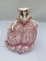 A LIMITED EDITION COALPORT BONE CHINA LITERARY HEROINES 'REBECCA' LADY FIGURE