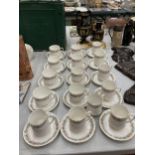 A COLLECTION OF ROYAL ALBERT BELINDA PATTERN CUPS AND SAUCERS ETC