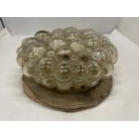 A VINTAGE BUBBLE CEILING LIGHT BY HELENA TYNELL