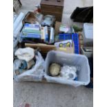 AN ASSORTMENT OF HOUSEHOLD CLEARANCE ITEMS TO INCLUDE JIGSAWS AND PRINTS ETC