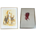 TWO MID CENTURY SWEDISH LIMITED EDITION PENCIL SIGNED PRINTS - KENT KARLSSON (80/125) AND BERNDT