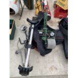 AN ASSORTMENT OF VARIOUS GOLF BAG TROLLEYS