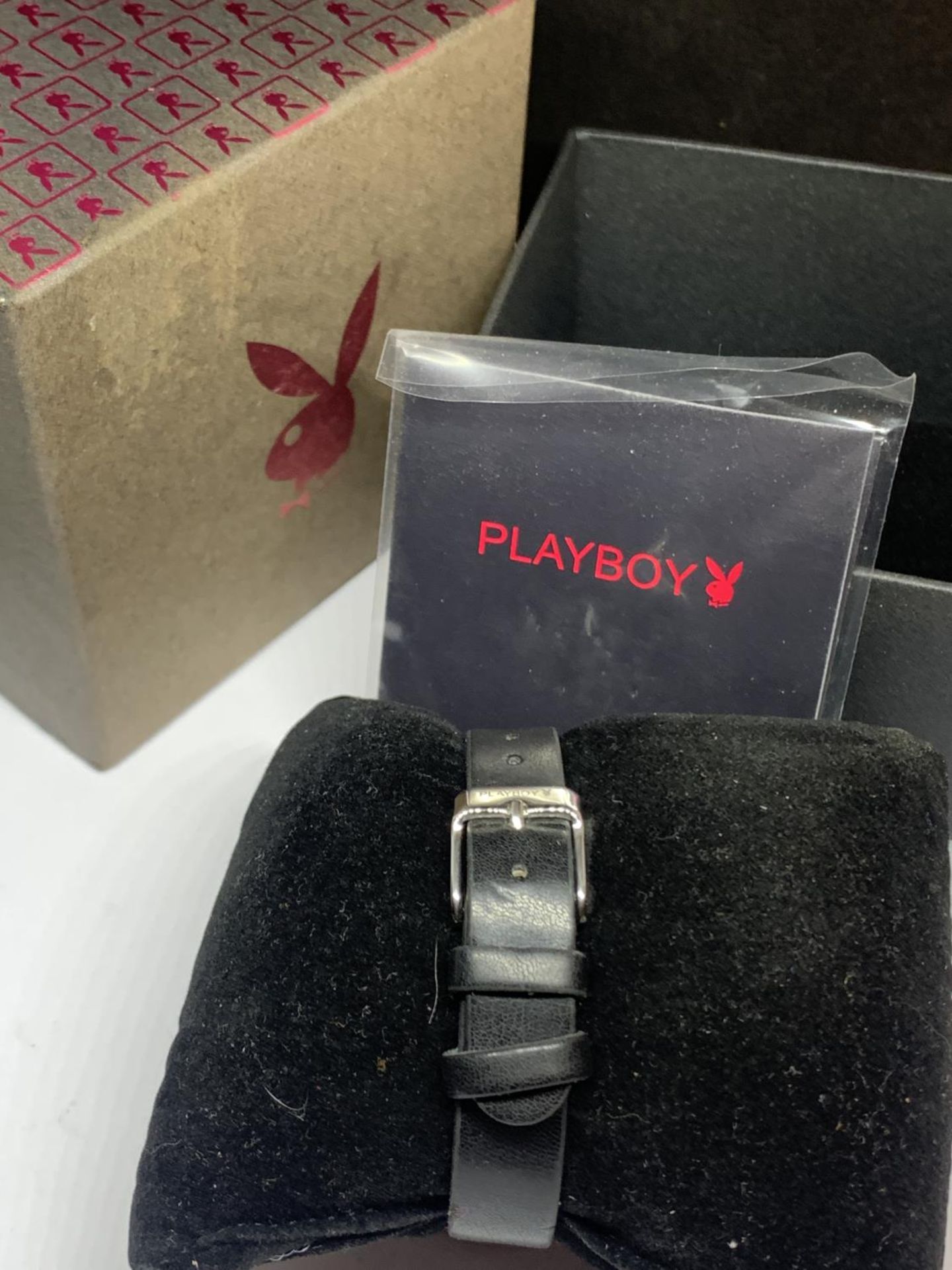 A PLAYBOY WRISTWATCH, BOXED AND WORKING AT TIME OF LOTTING - Image 3 of 4